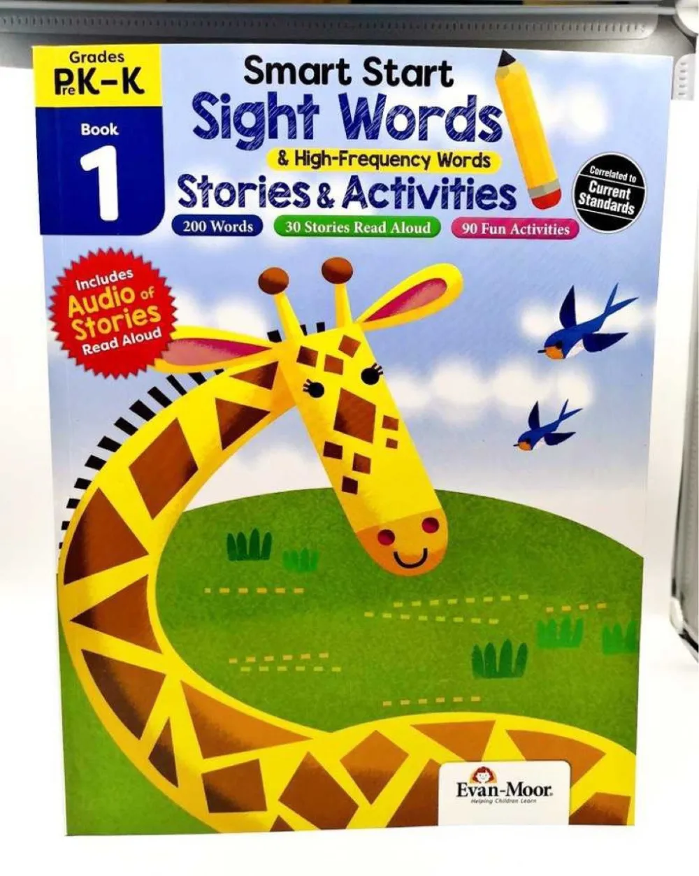 Evan Moor Smart Start Visual Vocabulary English Enlightenment Textbook Workbook, 60 Stories and180Interesting PracticeActivities
