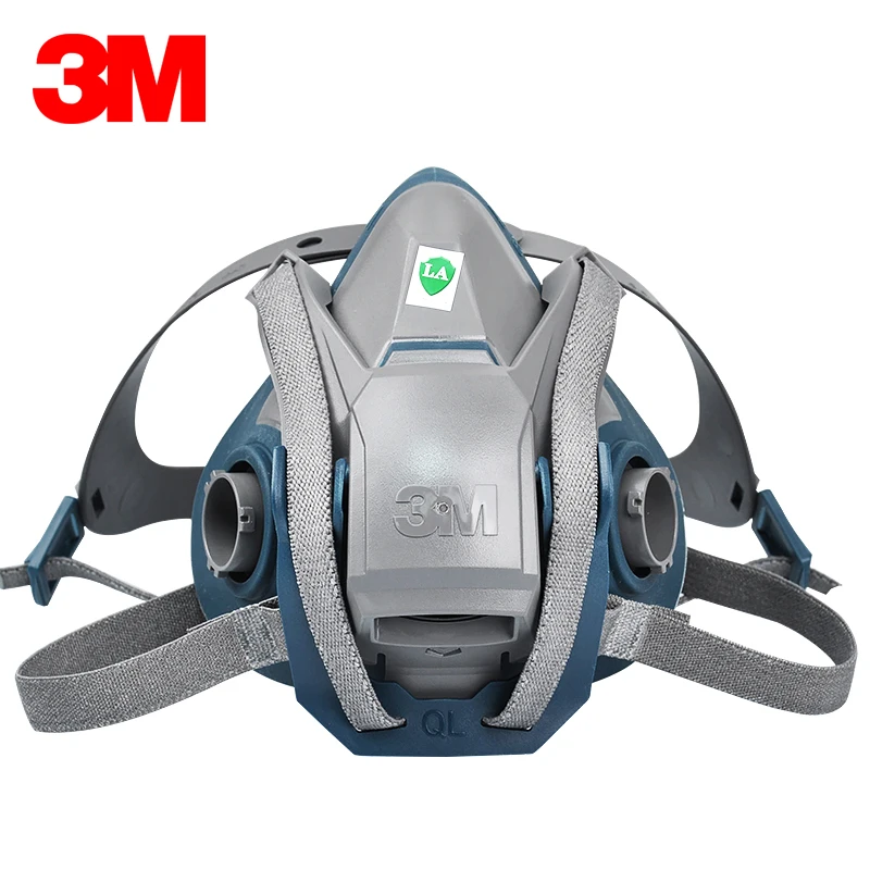 3M6502QL/6502 Silica gel Half Face Respirator Spray Formaldehyde Protection Rugged Comfortable Reusable Gas Mask Body Only