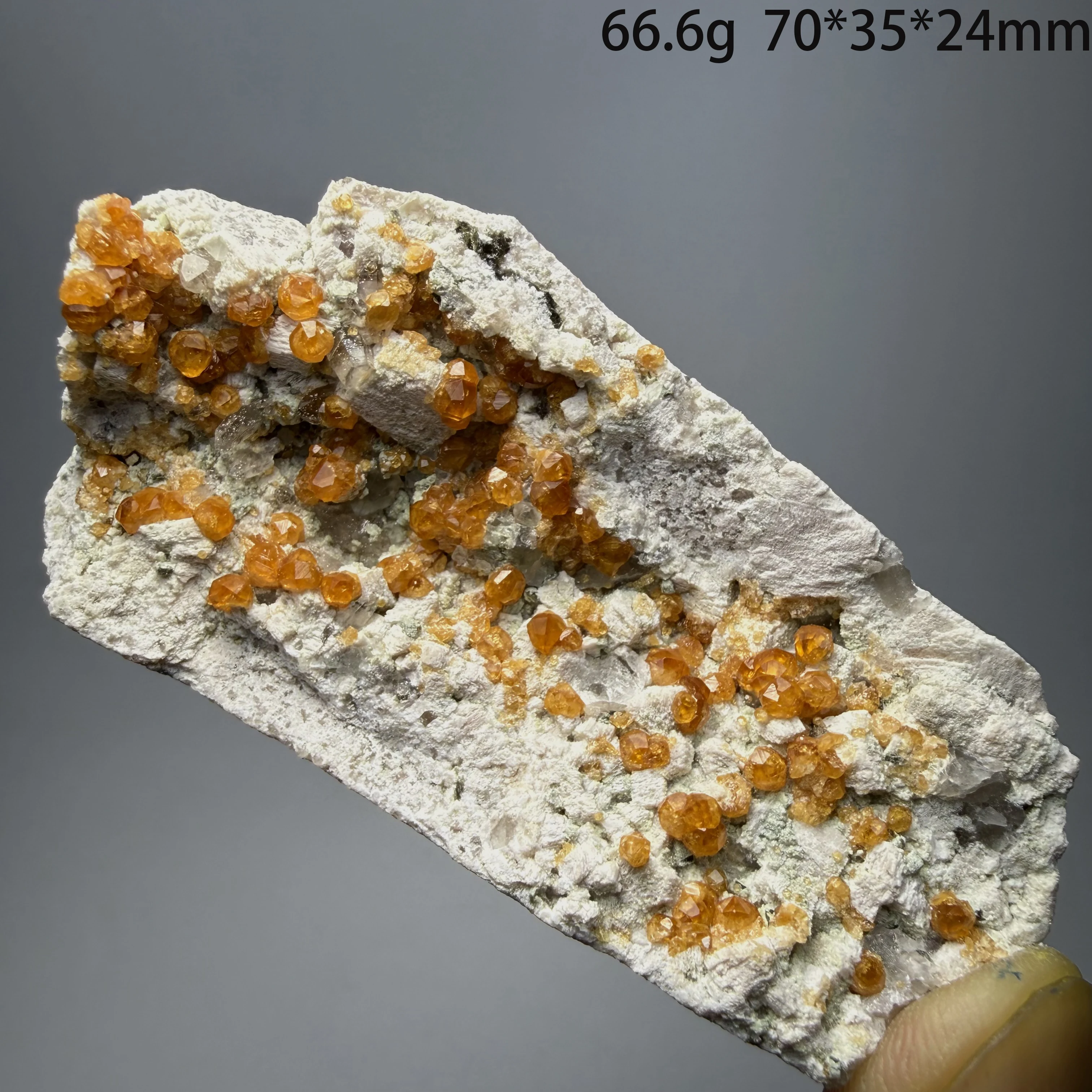 Natural Rare Fanta Garnet, Smoky Quartz Symbiotic Mineral, Meditation & Healing, Teaching & Home Ornament  A1-2-20