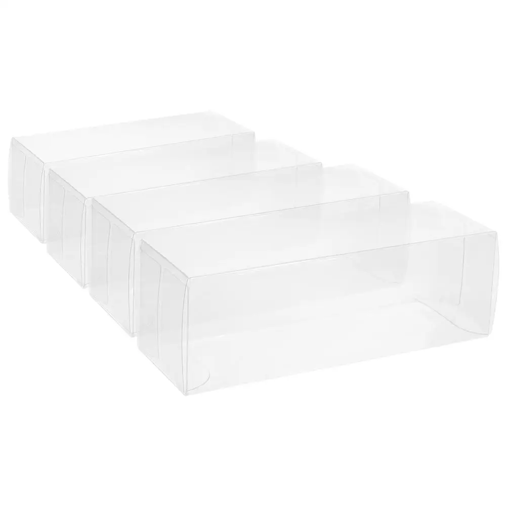 

4 Pcs Golf Ball Packaging Box Clear PET Display Case Storage SpaceSaving Design Elegant Gift Transparent Holder Golfs Training
