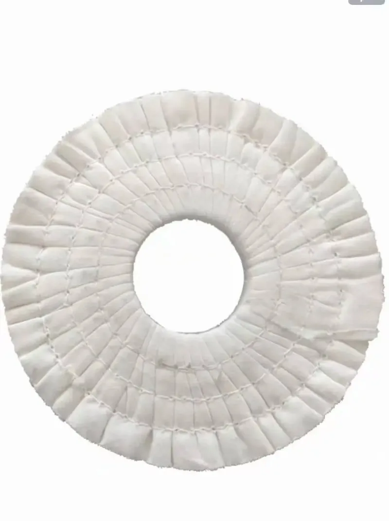 5Pcs 150x50x20mm Buffing Polishing Wheel for KDT HOMAG Edge Banding Machine, Cloth Polisher Without Core