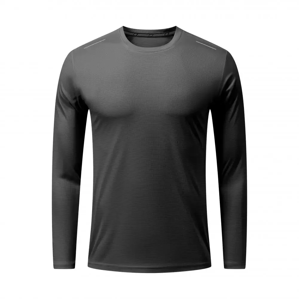 

Fanceey Men's Sports T-shirt Long Sleeve Quick Drying Breathable Top Fitness Training Clothes Fitness Marathon Running