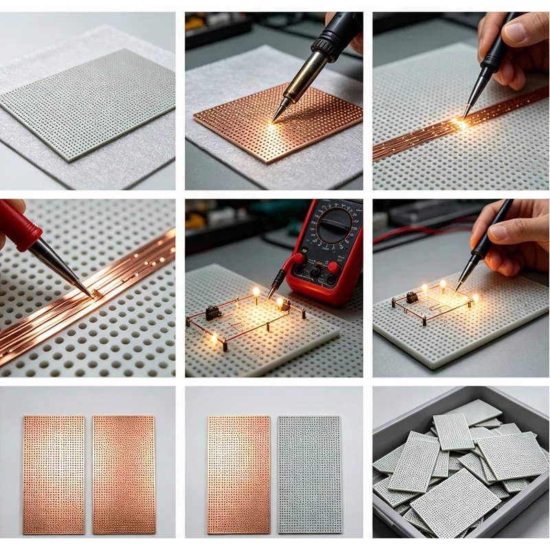 DIY 10*15CM Einseitige Prototyp-PCB Universal-Experimentierplatine Matrix-Leiterplatte mit Einzelständigen Löchern 10x15CM für Arduino 1 Stück – Detail 5