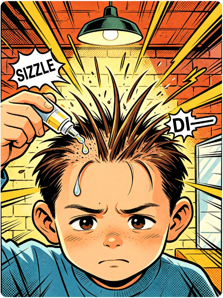 

Massages scalp gently using tools, conditions hair roots, fixes hair problems, protects scalp.