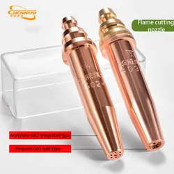 Equal pressure cutting nozzle G02 acetylene cutting nozzle G03 propane CNC semi-automatic flame cutting machine accessories