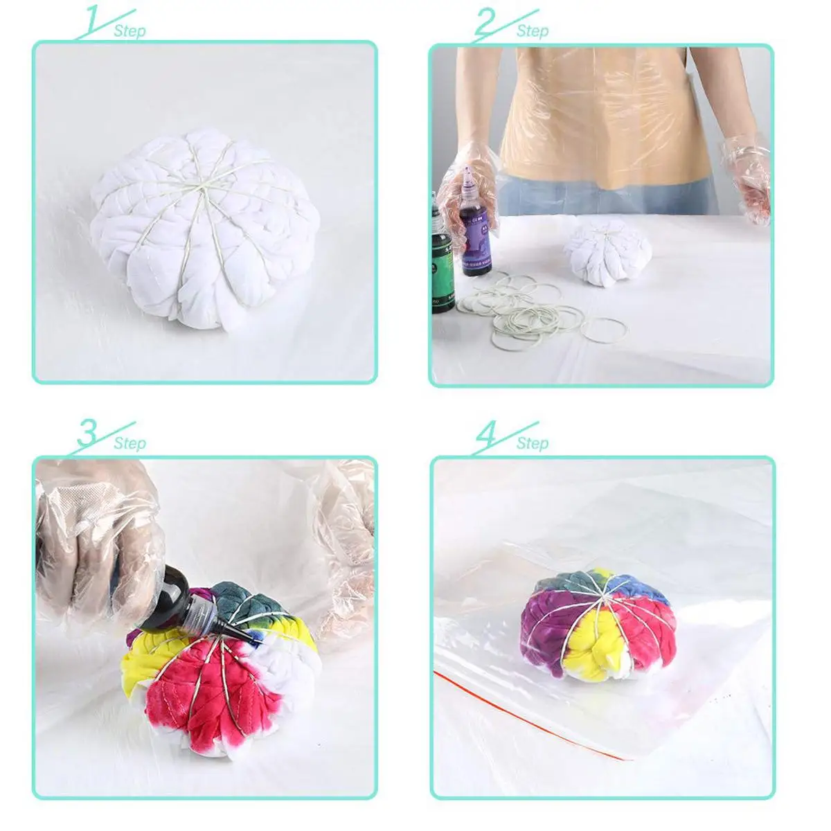 

100 Pcs Plastic Aprons Disposable Cooking Oil Adult Painting Cleaning Protective Workshop Apron For Cooking Uniforms