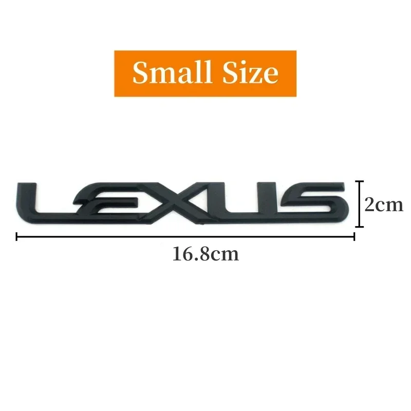 ABS/Metal Car Rear Trunk Emblem Badge Sticker for Lexus Logo ES300 IS300 IS350 ES250 ES350 IS250 CT200H GS350 NX200 Accessories