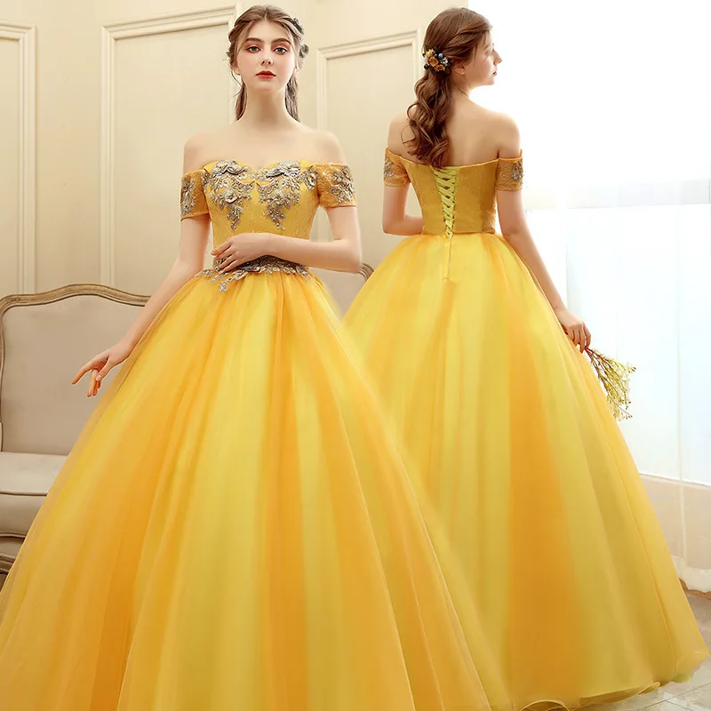 New Fashionable Strapless Vocal Art Exam, Beautiful Voice Performance, Fluffy Skirt, Stage Host, Annual Meeting, Evening Gown