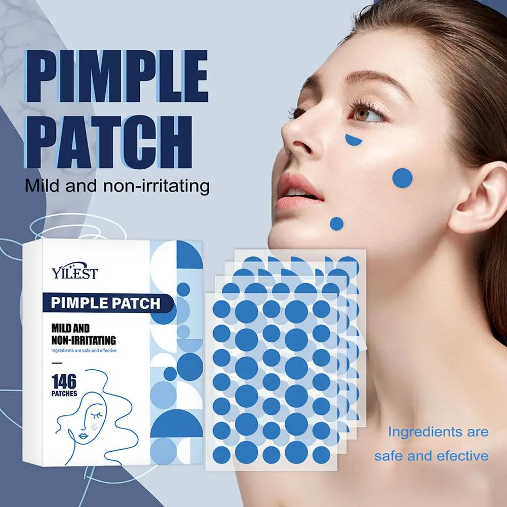 Acne Pimple Patch Stickers Acne Pimple Remover Tool Oil Care Skin Acne And Patches 146 Patch Absorb Face Pus W0D4