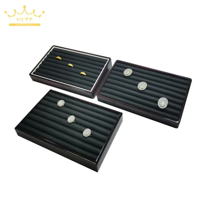 Baking Paint Ring Storage Tray Bevel Ear Stud Ring Organizer Jewelry Display Plate for Exhibitor High Quality Rings Storage Case