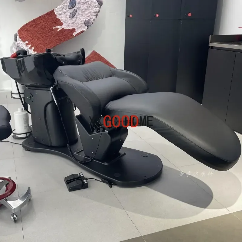 العلاج الصحي رفع كهربائي سرير شامبو مقعد دوار غسل الشعر رئيس سبا كرسي شامبو سيلا Peluqueria الأثاث