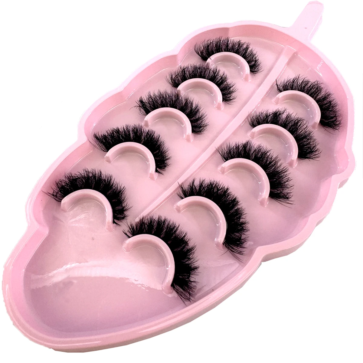 5 Paar Nerzwimpern, falsche Wimpern, natürlich/dick, lange Wimpern, weich, flauschig, dünn, 3D-Wimpern, Wimpernverlängerung, Make-up-Tools – Detail 30