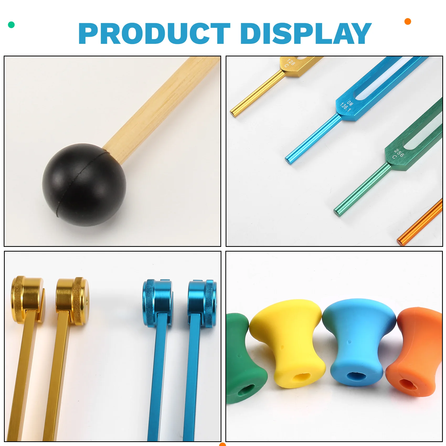 

Набор для звукотерапии XSXS: Вибранты для чакр, йоги (128 Гц, 136.1 Гц, 256 Гц, 384 Гц) и активатор