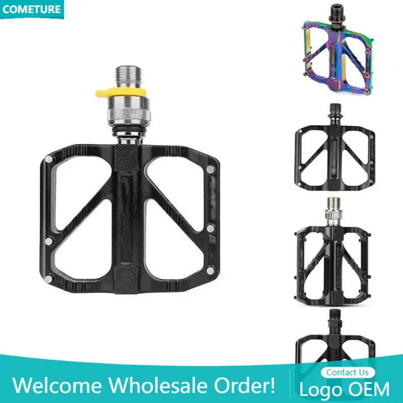 

Cycling Pedal Good Grip Ultralight Anti-slip Footboard MTB Bearing Aluminum Alloy Flat Pedal Bicycle Pedals Bike Accessories