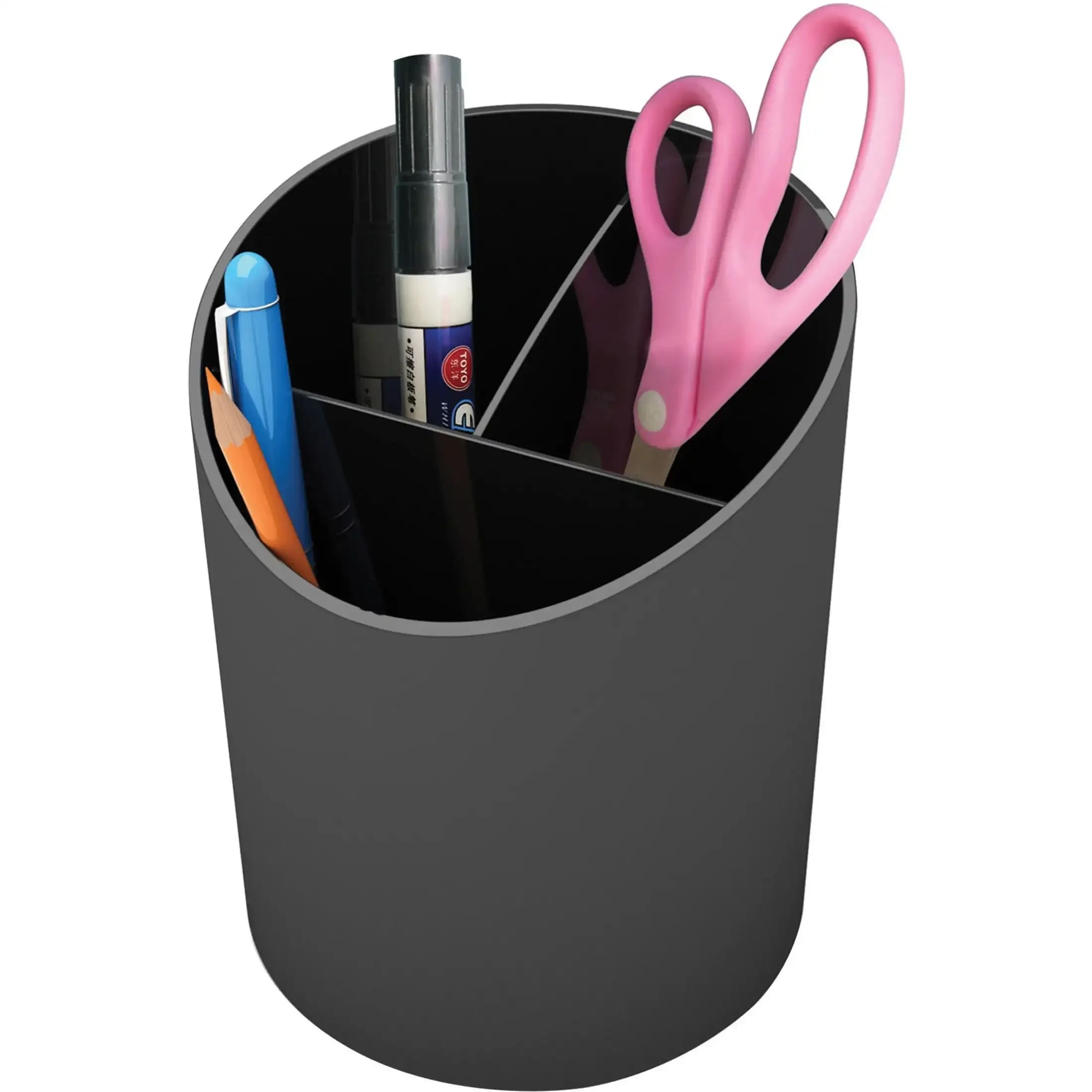 

Sustainable Office Recycled Large pencl Cup, 1 Each, Black