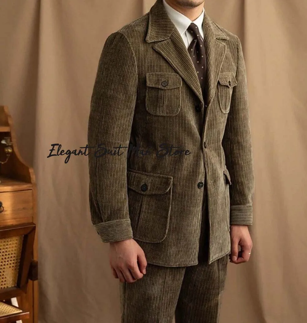 (بدلة سترة + بدلة السراويل) الأعمال الرجعية عارضة سروال قصير الرجال دعوى مجموعة سروال قصير معطف سروال قصير مستقيم الساق السراويل