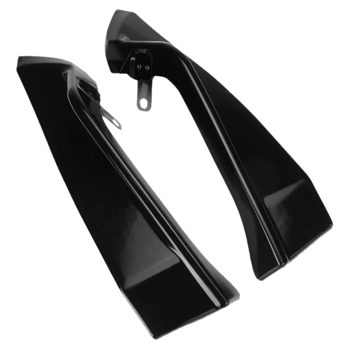 1 Pair of Gloss Black Car Rear Spoilers Rear Corner Protectors for Toyota Subaru 13-18 Decorative Modification Parts