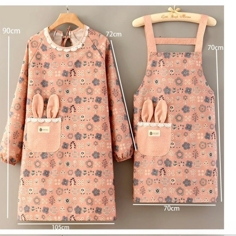 Apron Kain Kanvas Bernapas Len - Kitchen Gadgets Trending ulasan dan harga