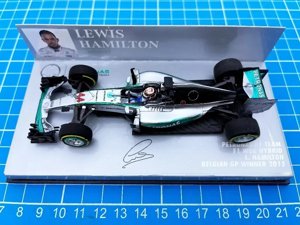 

Minichamps 1:43 F1 W06 2015 Hamilton Бельгия моделирование ограниченная серия смола металл статическая модель автомобиля игрушка в подарок