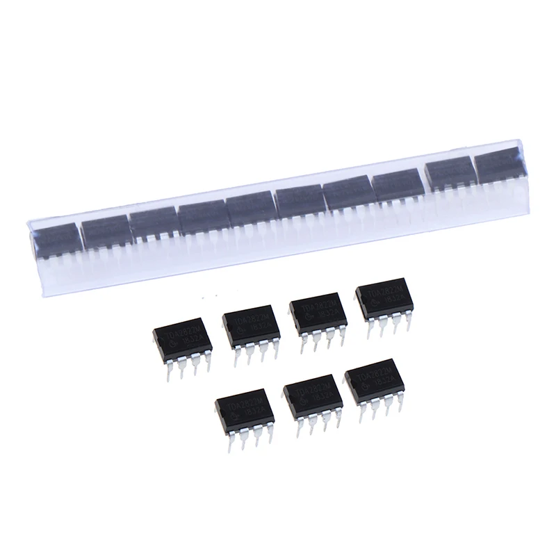 10PCS TDA2822M multipurpose and original IC audio power amplifiers inline DIP-8