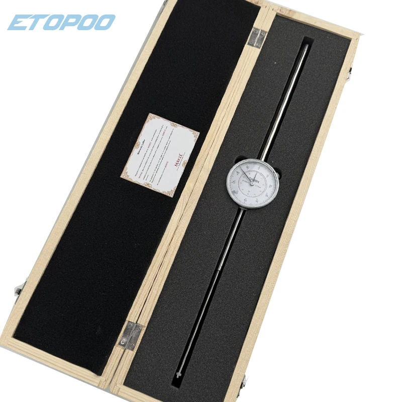 0-100mm/0-50mm 0.01mm Large Dial Indicator White Dial 0-100mm/0-50mm Reading large size indicator level gauge measuring tools