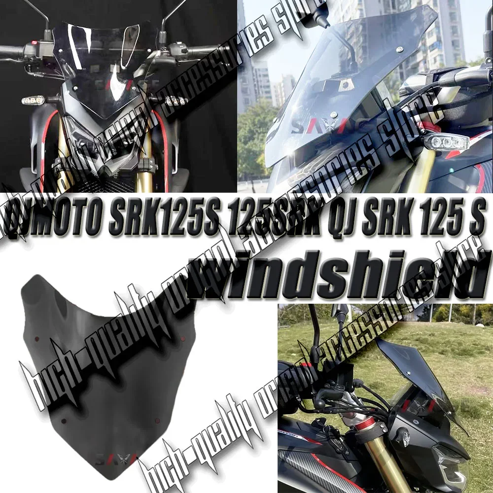 

For QJMOTO SRK125S 125SRK QJ SRK 125 S Motorcycle Windscreen Windshield Double Bubble Windshield fairing