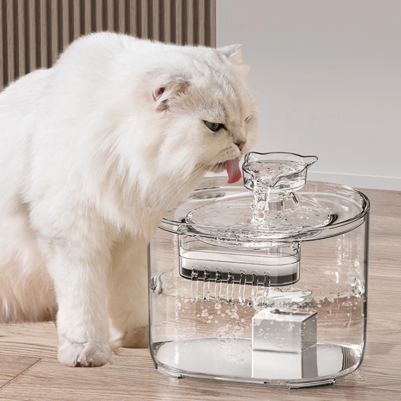 

2.2L Automatic Cat Water Fountain Filter Mute Pet Drink Bowl Pet Drinking Dispenser Drinker For Cats Accessories Water feeder