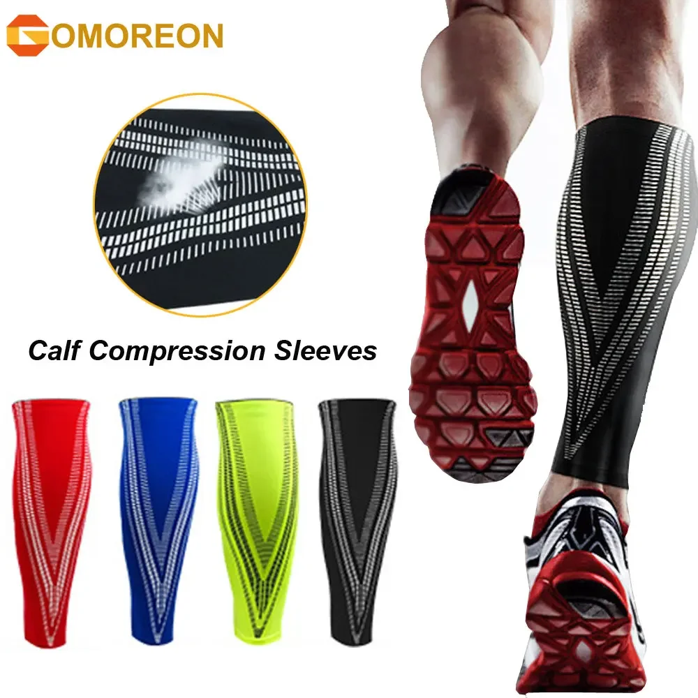 1Pcs Calf Compression Sleeve For Men Women - Leg & Shin Splint Compression Sleeves for Runners, Shin Splints & Blood Circulation