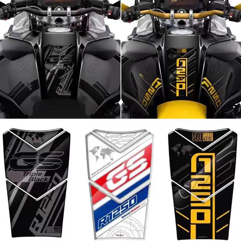 

3D Gel Motorcycle Tank Pad Protector, Paint Protection Stickers for BMW R1250GS R 1250 GS Adventure 2019 2020 2021 2022 2023 202