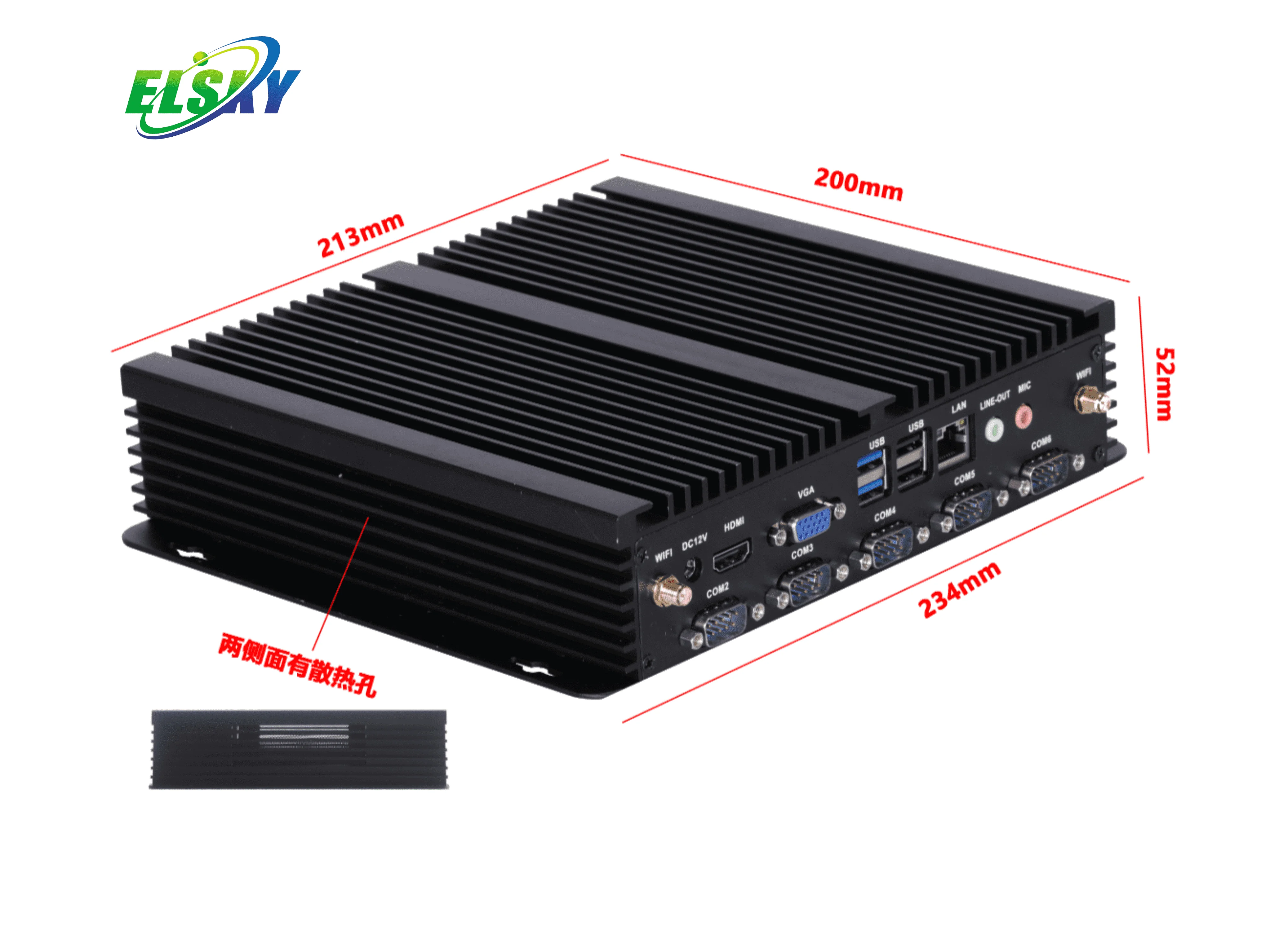 New Factory Automation Industrial Embed Mini Pc 12th/13th Gen Core I3/I5/I7/I9 10-Core DDR4 64GB 3200MHz M.2 WiFi/ Windows 11