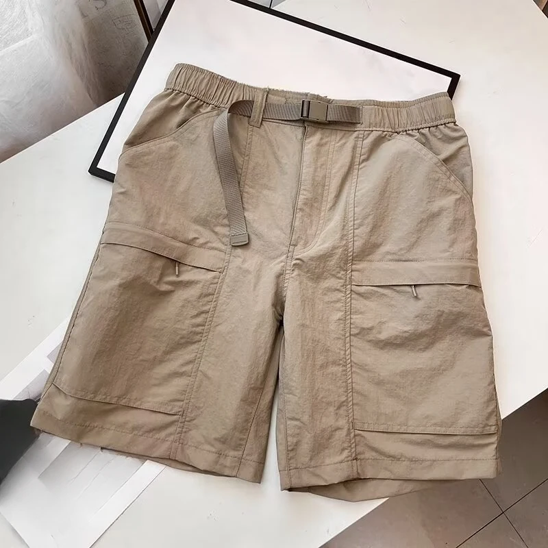2026 American Style Cargo Multi-pocket Shorts, Unisex Thin Quick Dry Breathable Outdoor Sports Casual Capri Pants