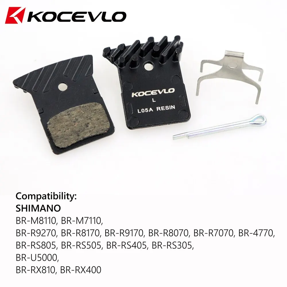 Kocevlo L05A L03A Road Disc Brake Pads Resin ICE Metal Ceramic Road Bicycle FOR SHIMANO Caliper R7070 R8070 9170 RS805