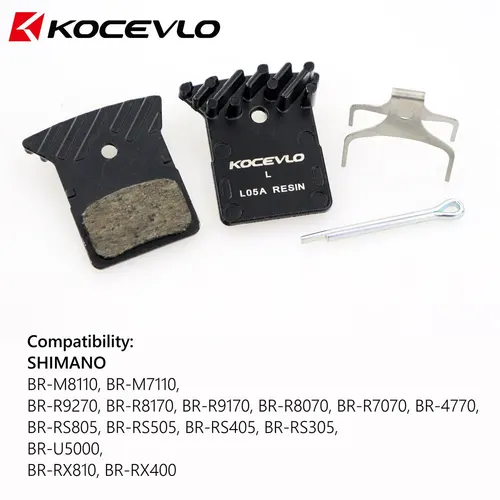 Imagen 2 del producto Kocevlo L05A L03A pastillas de freno de disco de carretera resina ICE Metal cerámica bicicleta de carretera para pinza SHIMANO R7070 R8070 9170 RS805