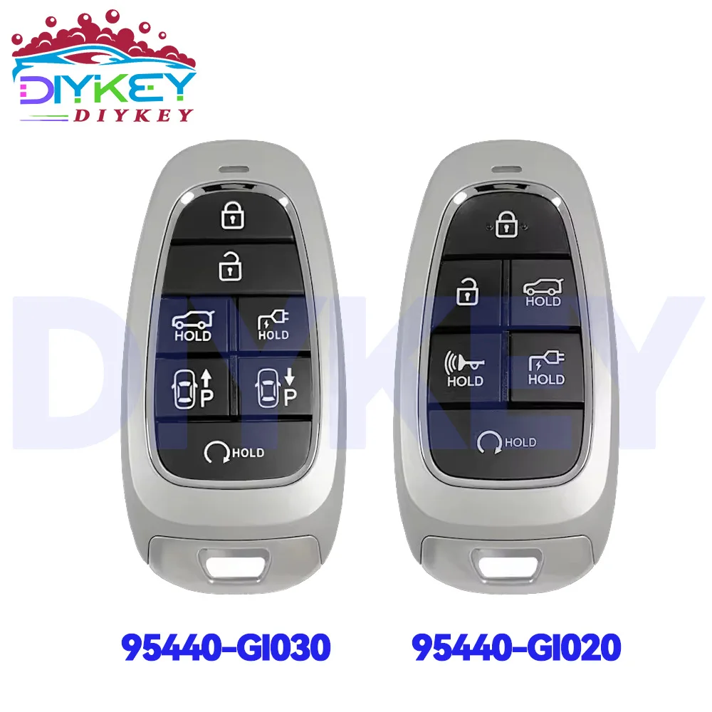 

DIYKEY 4A Chip 433MHz Key Fob 95440-GI030 95440-GI020 FCC ID: CQOFD01470 Smart Remote For Hyundai Ioniq 5 2021 2022 2023 2024