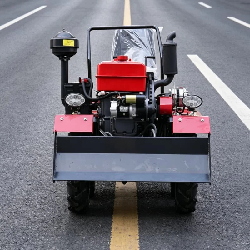 Customized 2026 Newly Upgraded 4WD Rotary Tiller, Durable Wheeled Mini Tiller, Energy-saving and Time-efficient Land Cultivator