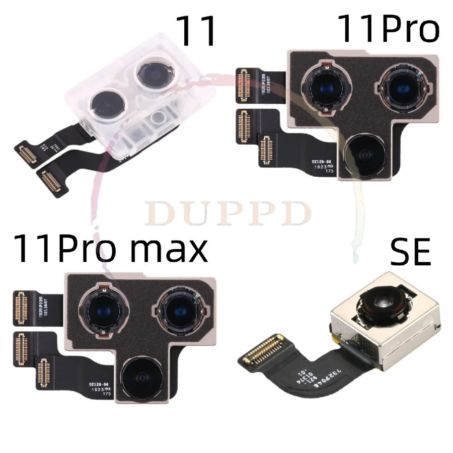 

Original Main Back Facing Camera Flex For iPhone 11 12 13 Pro 11Pro 12Pro 13Pro Max Mini X Xs XR Max SE Rear Camera Flex Cable