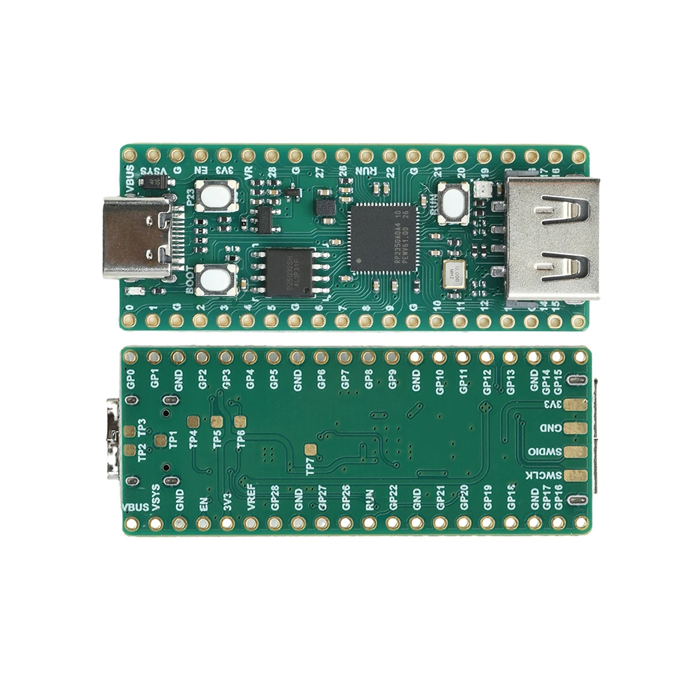 RP2350A Microcontroller Development Board Type-C Interface Drag And Drop Program For STEM Learning And IoT Prototyping