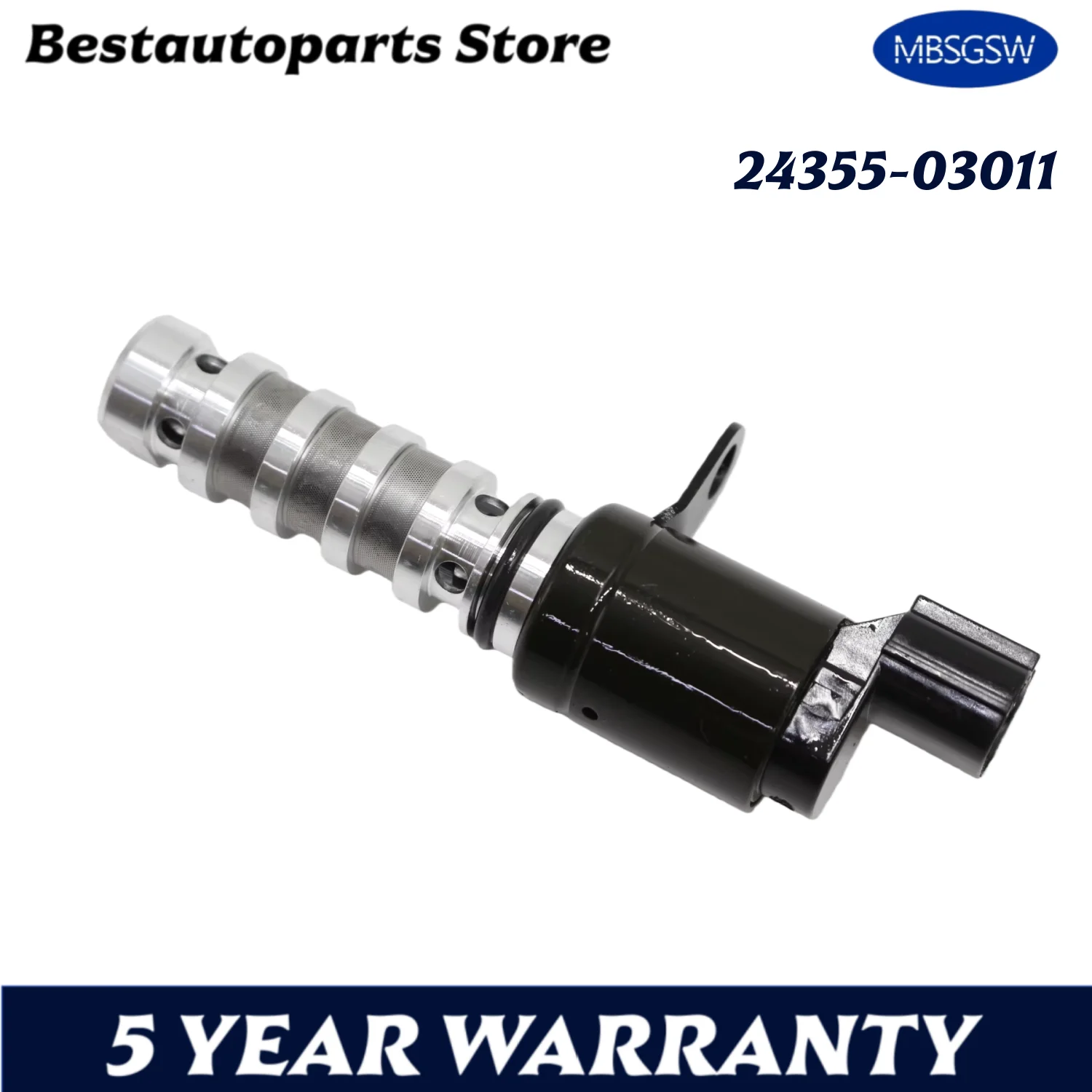 โซลินอยด์วาล์วปรับเวลาวาล์วเครื่องยนต์ (VVT) สำหรับรถยนต์ฮุนได i10 i20 1.0 1.2 รุ่น 24355-03011 2435503011 24355 03011