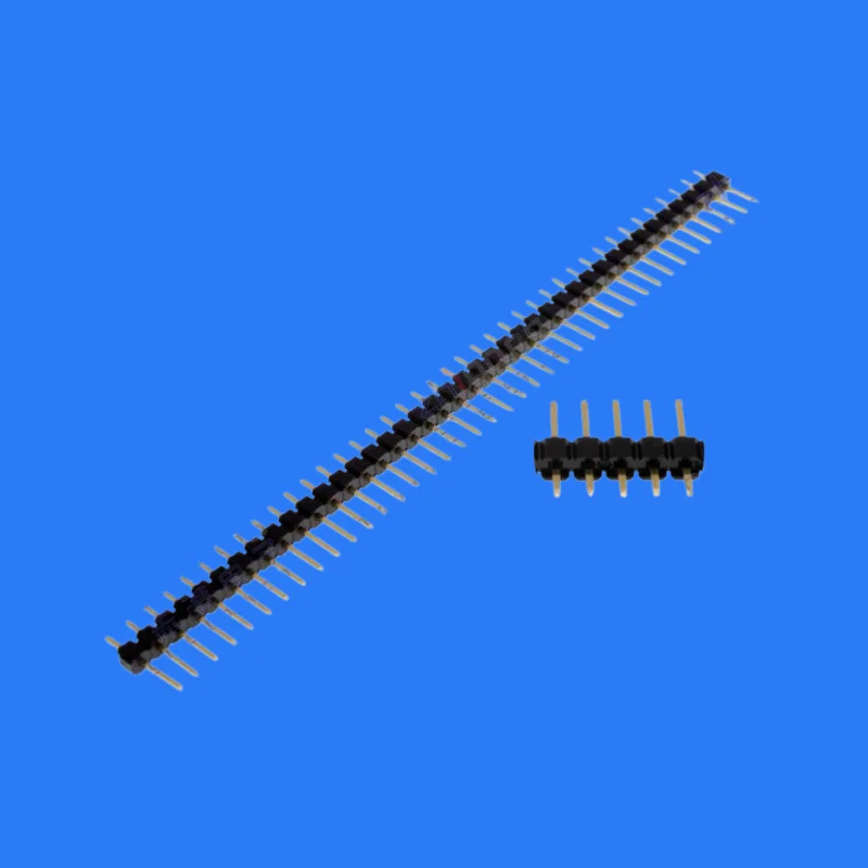 50pcs/single row needle 1*40P 2.54mm pitch needle length 11mm single row straight needle connector high quality copper needle go