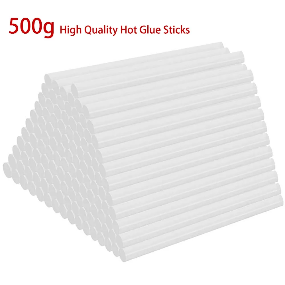 500g Hot Melt Glue Stick With a Diameter Of 7mm 11mm And a Length Of 10cm 15cm Clear Adhesive Glue Sticks for DIY Sealing Repair