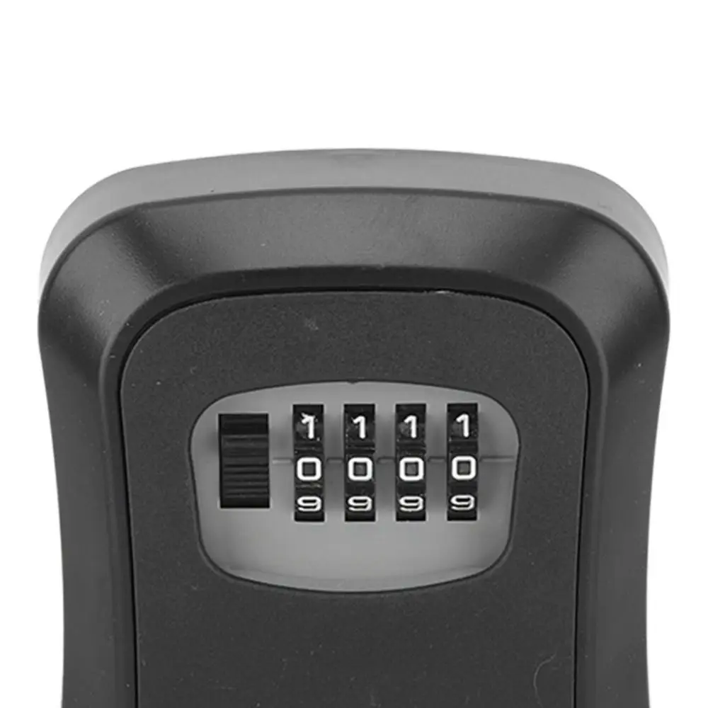 Portable Anti-Theft Key Lock Box Wall Mounted Resettable Code Combination Lockbox Key Storage Box Outdoor