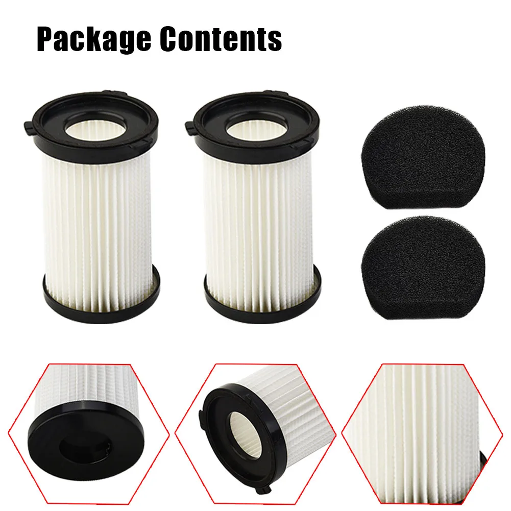 Confezione da 2 filtri Hepa lavabili e Kit di ricambio in spugna per Cecotec Conga Thunderbrush 520 manico parti per aspirapolvere con cavo
