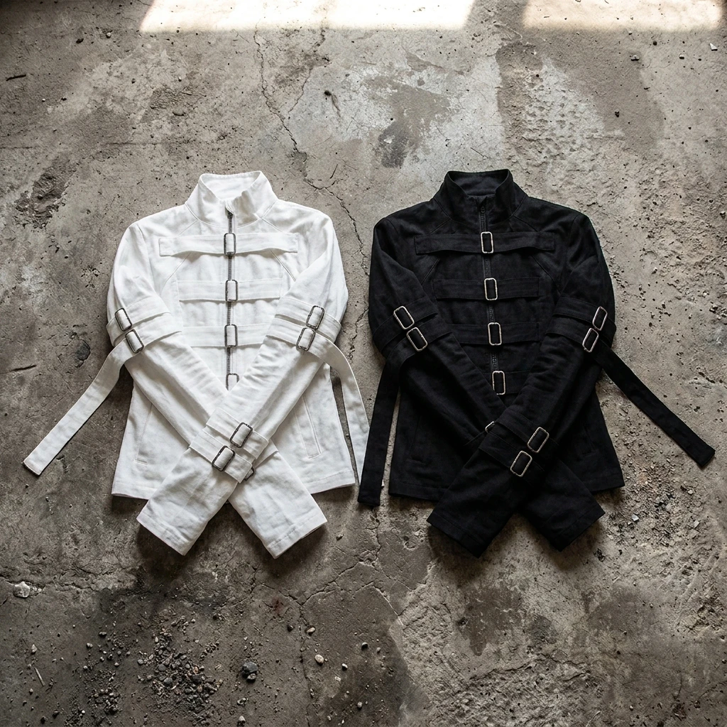 Streetwear Brand Y2K - Хит продаж: однотонная куртка с воротником-стойкой