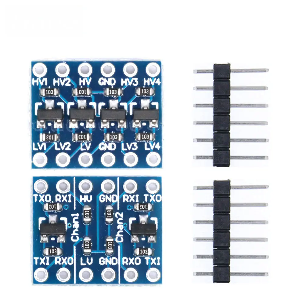 1-0pcs 2/4 Channels IIC I2C Logic Level Converter Bi-Directional Module 3.3V to 5V Shifter for Arduino