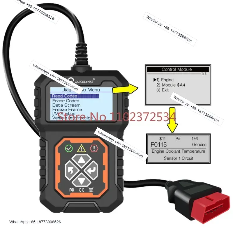 

Универсальный автомобильный диагностический сканер OBD2 T31 для автомобилей и спецтехники