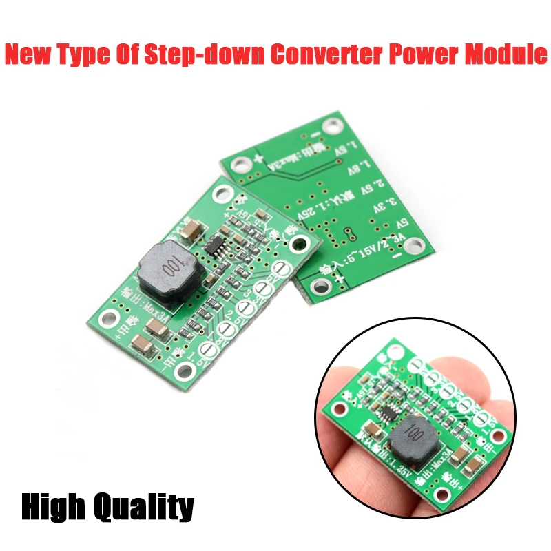 1PCS New DC-DC Buck Converter Step Down Power Module 5~16V to 1.5V 1.8V 2.5V 3.3V 5V 3A