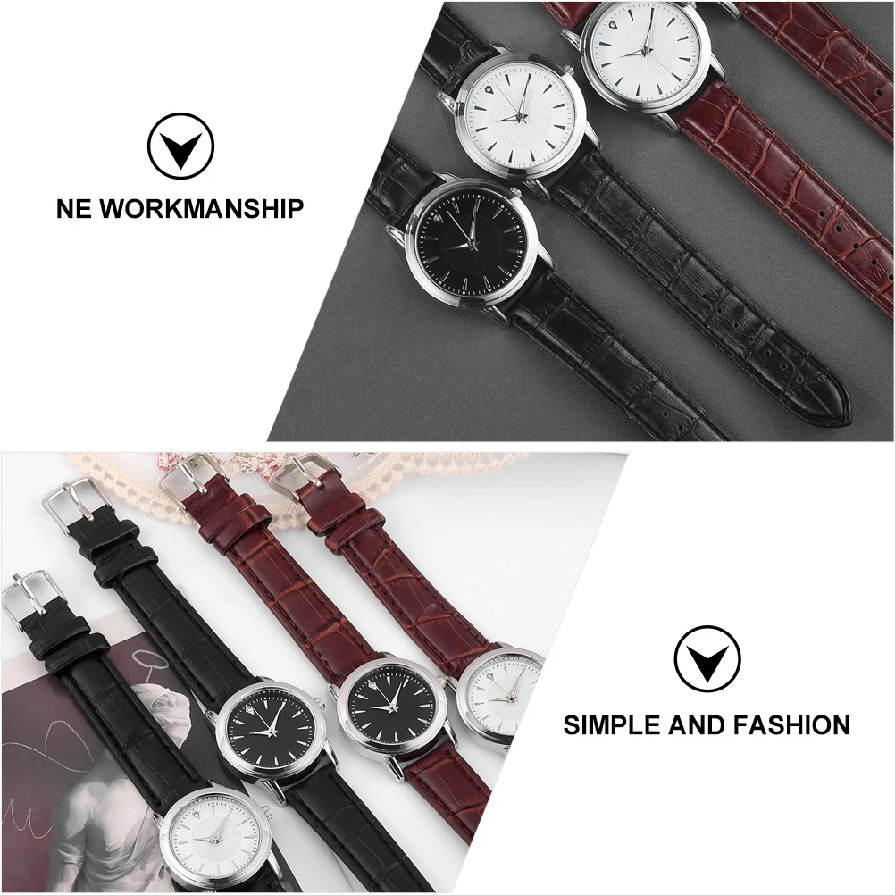 Gifts for Couples Wristwatch Ladies Watches Luminous Lovers Sweet Ordinary Glass Mirror Simple Miss