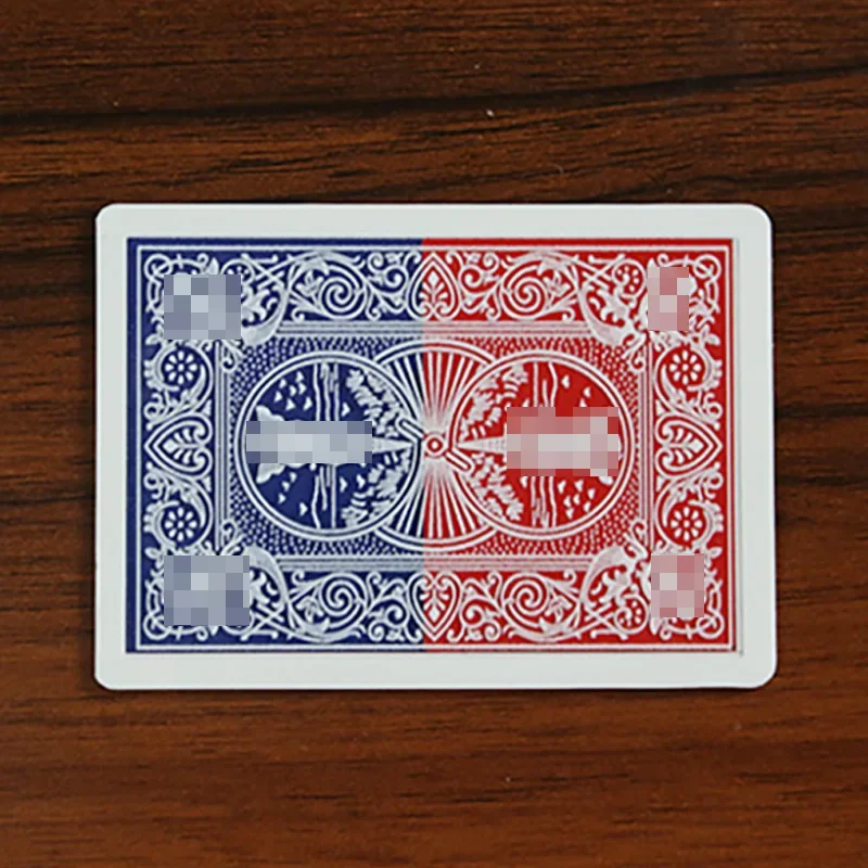 True Colors Card Magic Tricks Blue to Red Card Back Color Change Magia Accessories Close Up Illusions Gimmicks Mentalism Props