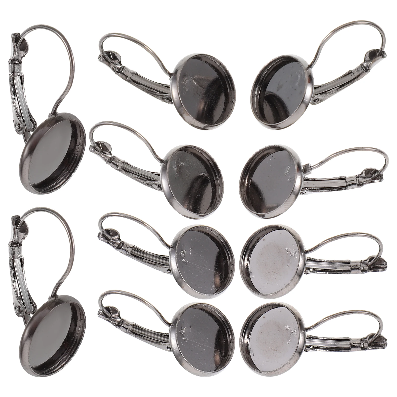 

Earring Tray Bezel Trays for Jewelry Making Blank Pendant Hooks Bezels Jewellery
