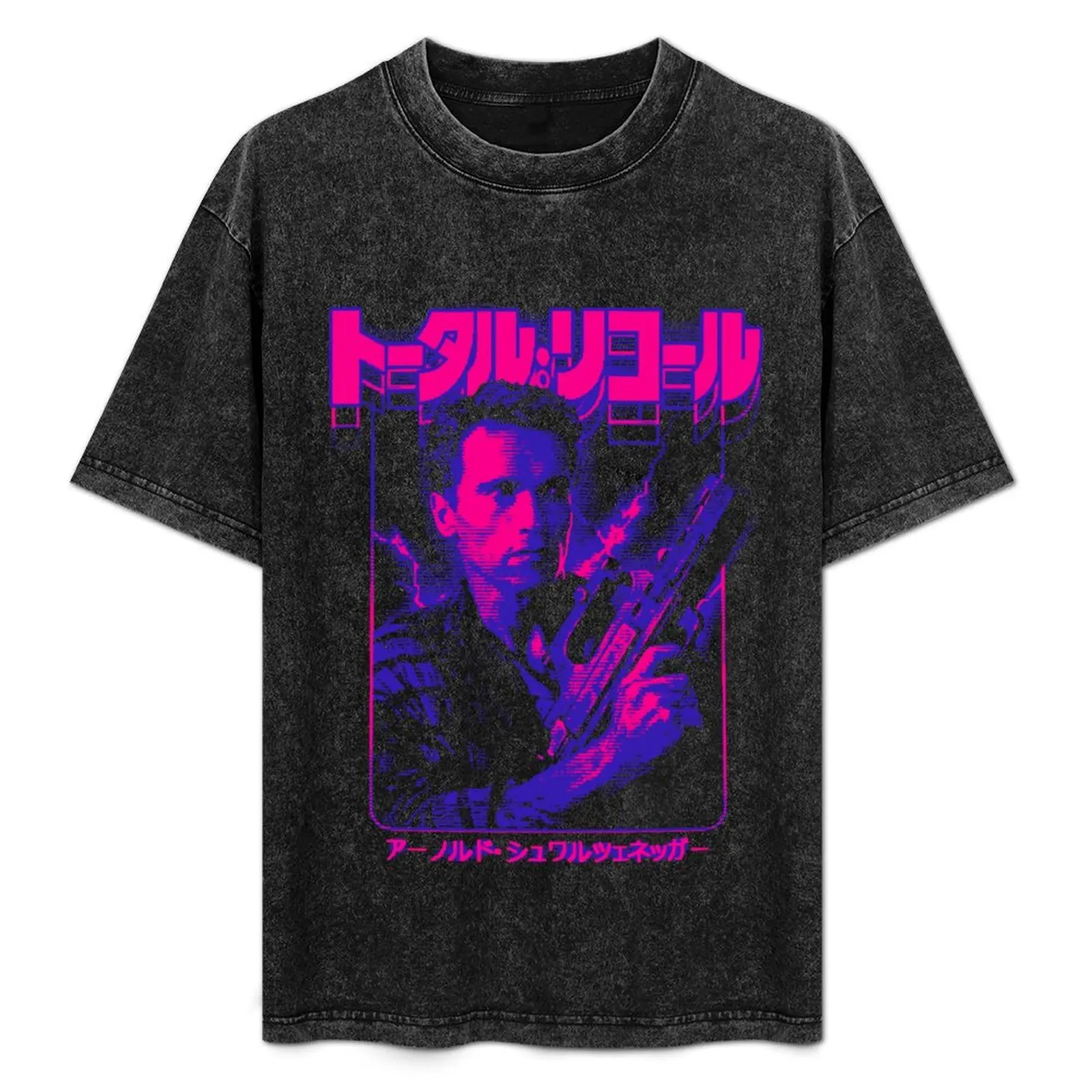 

Total Recall: Douglas Quaid T-Shirt Retro Style Print Casual Top